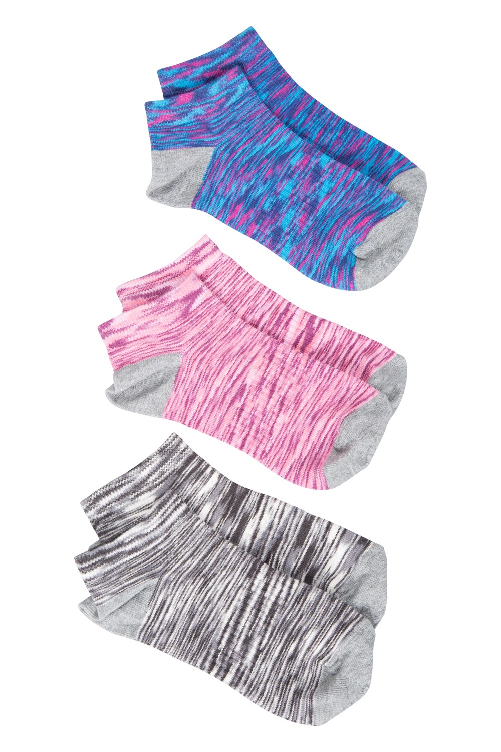 Mountain Warehouse Space Dye Womens Active Socks 3Pk eBay