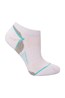 025029 ISOCOOL WOMENS PADDED TRAINER SOCK 2PK