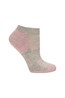 025029 ISOCOOL WOMENS PADDED TRAINER SOCK 2PK