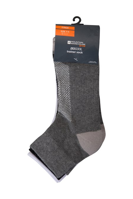 025064 ISOCOOL ANKLE SOCK 3 PACK