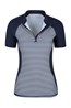 025090 WOMENS UV ZIP SS RASH VEST