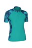 025090 WOMENS UV ZIP SS RASH VEST