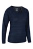 025106 ENDURANCE STRIPE WOMENS LS TEE