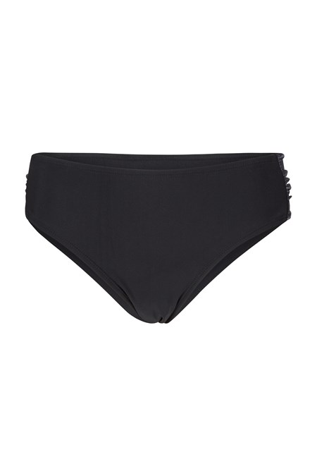025109 SPACE DYE WOMENS WOMENS ROUCHE BIKINI BOTTOM