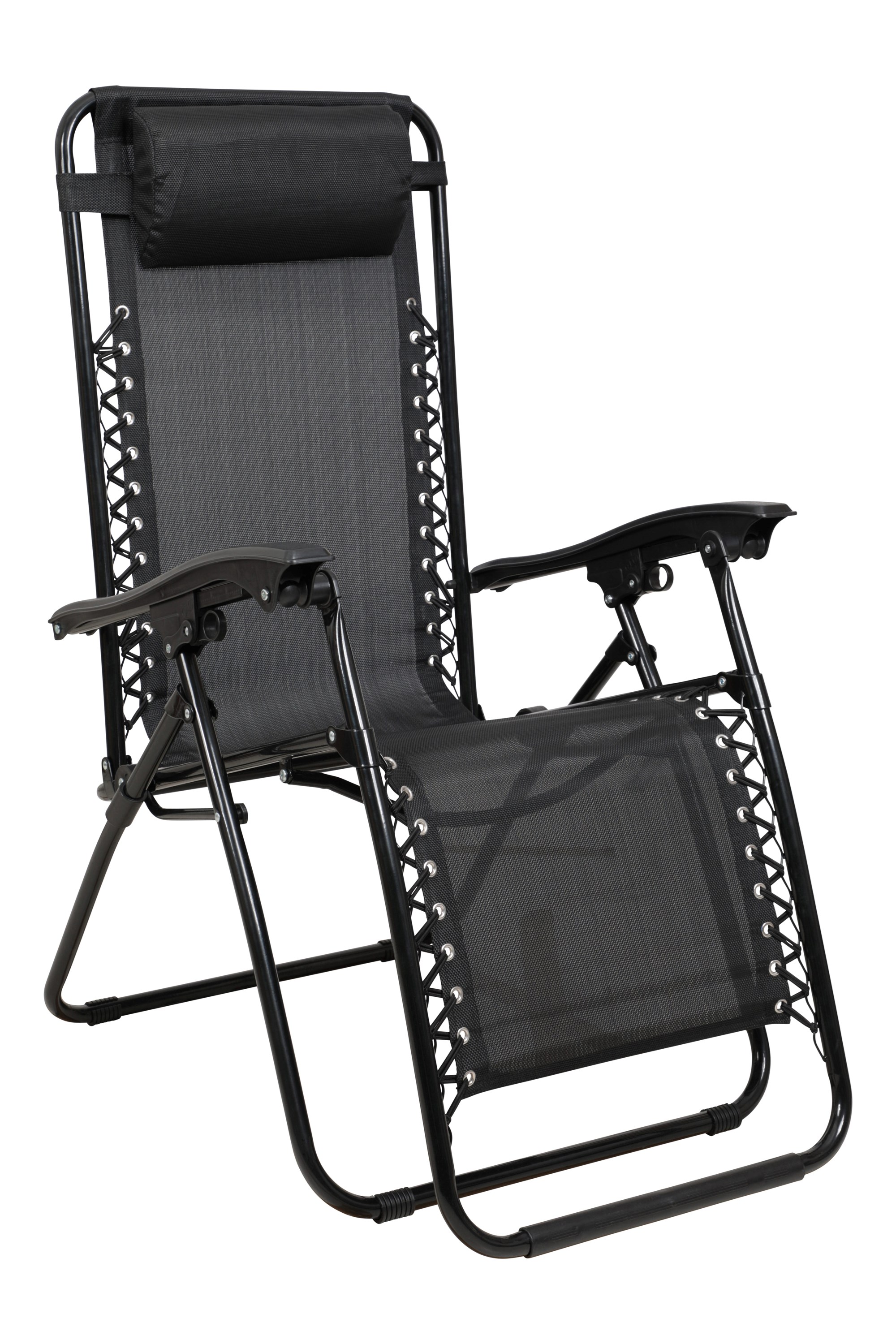Reclining Chair - Plain - Black