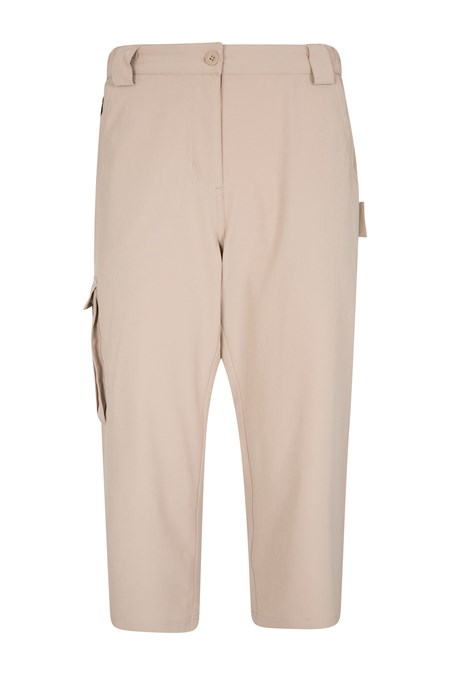 025320 TRAVELLING STRETCH WOMENS CAPRI
