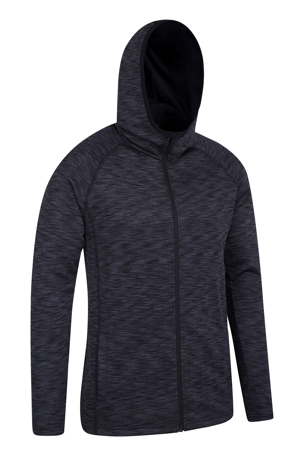 Mountain Warehouse Power Fleece Lined Hoodie w// Stretch Mesh and Sweat Wicking