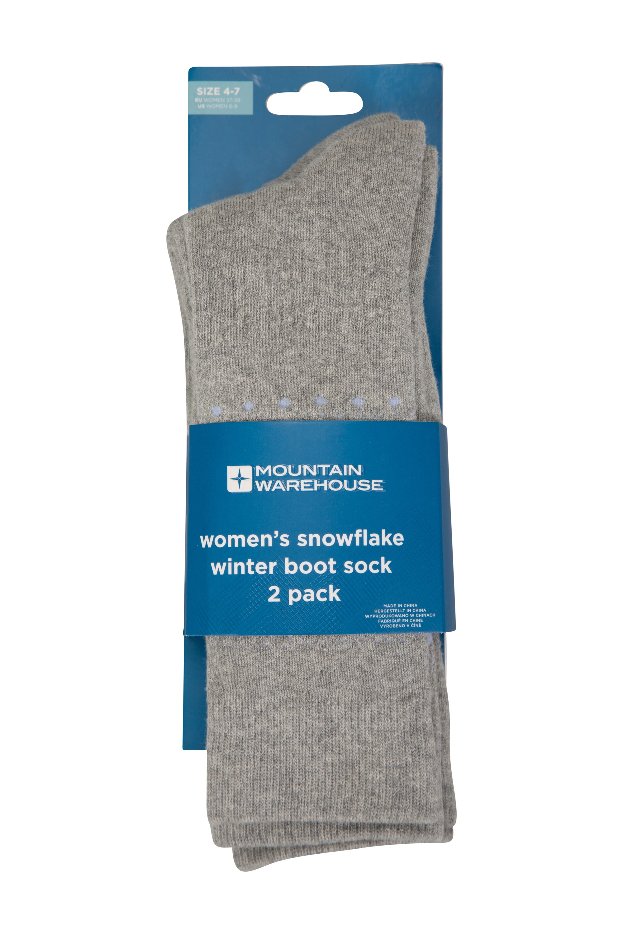 Snowflake Womens Winter Boot Socks - 2 