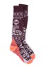 025607 POLAR PATTERNED WOMENS TECHNICAL SKI SOCK