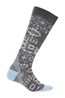 025607 POLAR PATTERNED WOMENS TECHNICAL SKI SOCK