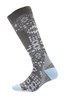 025607 POLAR PATTERNED WOMENS TECHNICAL SKI SOCK