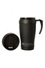 025671 RUBBER FEEL TRAVEL MUG WITH HANDLE 420ML