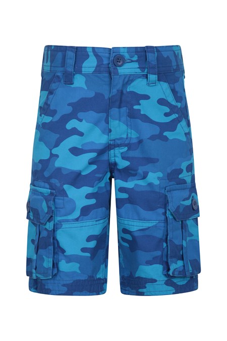 025899 CAMO CARGO KIDS SHORTS