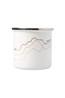 026134 ENAMEL MUG - 3 PEAKS