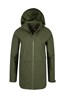 026160 RAIN DROPS WATERPROOF LONG WOMENS JACKET