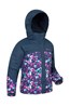 028098 NIGHT LIGHT PRINTED SKI JACKET