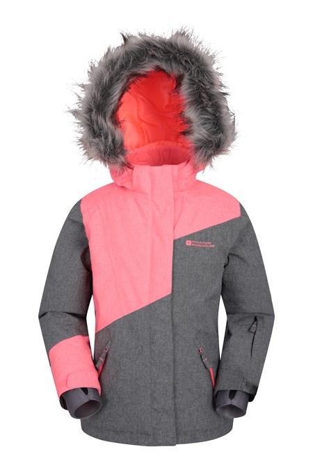 028100 WHITE OUT EXTREME WATERPROOF KIDS SKI JACKET