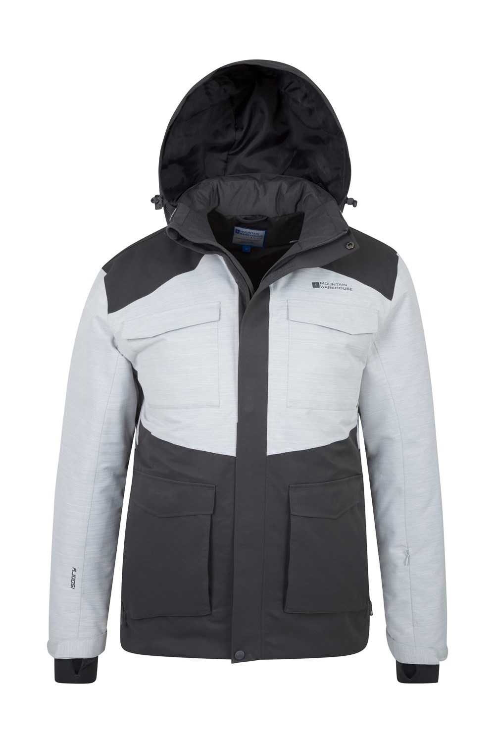 Mountain Warehouse Mens Waterproof Ski Jacket Breathable Winter Coat Taped Seams