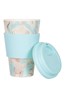 028150 BAMBOO/MELAMINE RE-USABLE CUP PRINTED 400ML