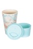 028150 BAMBOO/MELAMINE RE-USABLE CUP PRINTED 400ML