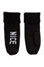 028358 NAUGHTY OR NICE LINED WOMENS MITTEN