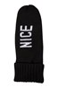 028358 NAUGHTY OR NICE LINED WOMENS MITTEN