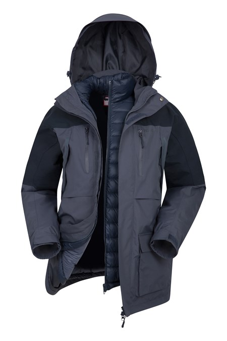 028551 CORRESPONDENT DOWN PADDED 3 IN 1 JACKET