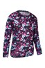 028645 PRINTED TALUS KIDS ROUND NECK BASE LAYER TOP