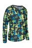 028645 PRINTED TALUS KIDS ROUND NECK BASE LAYER TOP