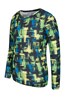 028645 PRINTED TALUS KIDS ROUND NECK BASE LAYER TOP