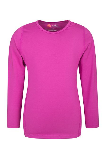 028699 LS SIDE MESH PANEL GIRLS TEE