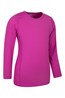 028699 LS SIDE MESH PANEL GIRLS TEE