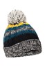 028725 FLEECE LINED KIDS KNITTED BEANIE