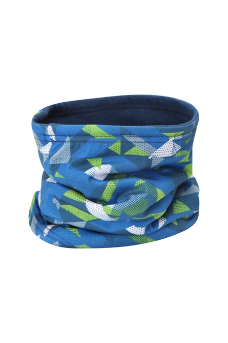 028729 KIDS FLEECE LINED PRINTED NECK GAITER