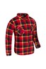 028750 FLEECE CHECK KIDS SHIRT