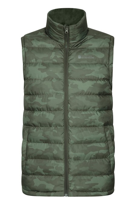 029853 SEASONS PRINTED PADDED GILET