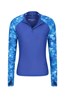 029996 WOMENS PATTERNED UV LS RASH VEST