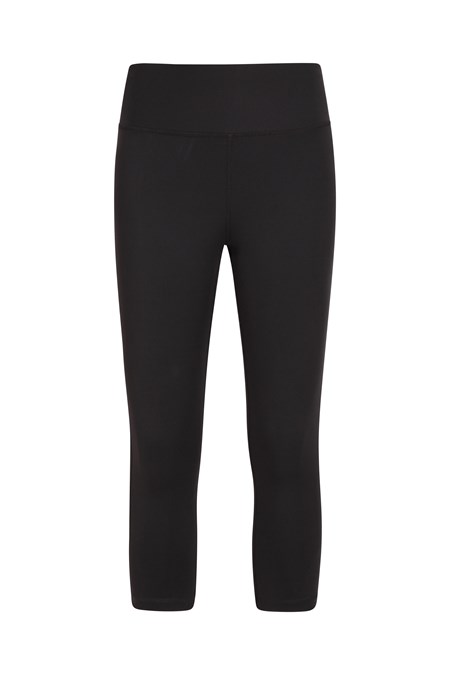 030046 BLACKOUT HIGH WAISTED CAPRI WOMENS LEGGING