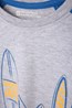 030112 SURFBOARD RAGLAN KIDS TEE