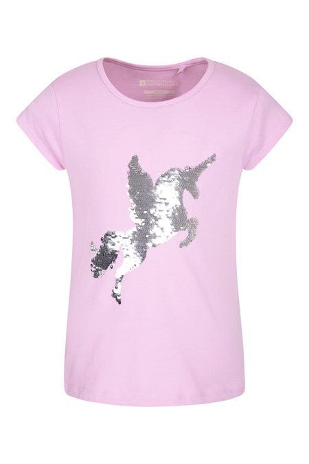 030189 UNICORN SEQUIN KIDS TEE