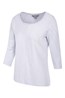 030213 MELROSE 3/4 SLEEVE STRIPE KNIT TOP
