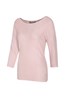 030213 MELROSE 3/4 SLEEVE STRIPE KNIT TOP