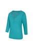 030262 PAPHOS 3/4 LENGTH SLEEVE BUTTON TOP