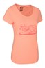 030276 TREE LANDSCAPE PRINTED WOMENS TEE