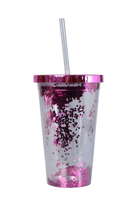 030369 GLITTER CUP STRAW