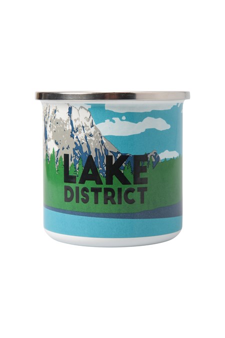 030833 ENAMEL MUG - LAKES