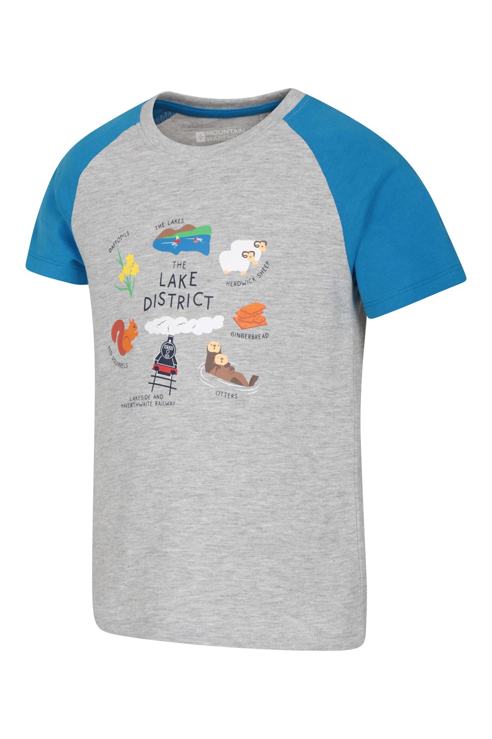 Mountain Warehouse Lake District Kinder-T-Shirt Reisen leichtes Sommershirt