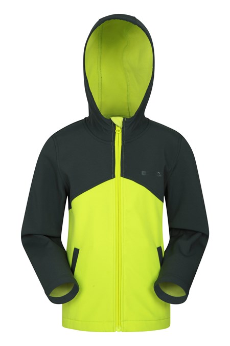 031084 EXODUS KIDS TWO TONE WATER RESISTANT SOFTSHELL