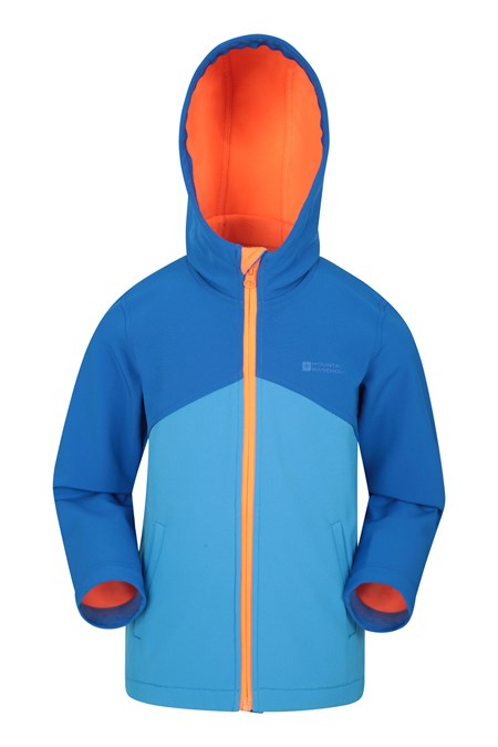 031084 EXODUS KIDS TWO TONE WATER RESISTANT SOFTSHELL