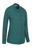 031119 DAISY PRINTED LS WOMENS SHIRT
